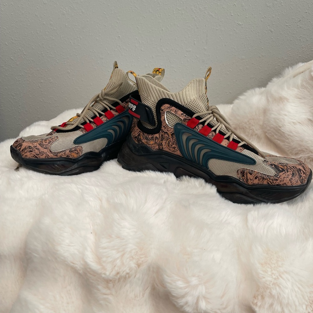 Multicolor Patterned Sneakers - image 2